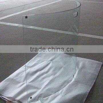 TG-01 Tempered Fireplace glass/Fire screen glass with customer size