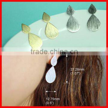 925 sterling silver cheap cute girls jewelry drop silver earring
