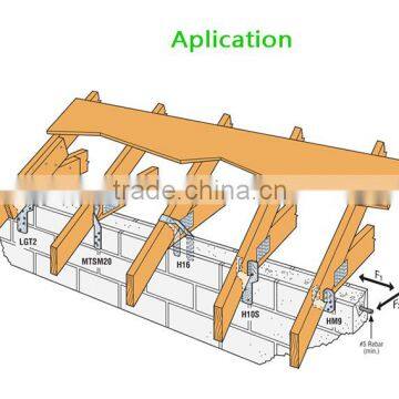 China factory of Galvanized Sheet Stamping Joist Hanger Wood Construction Structural Connectors