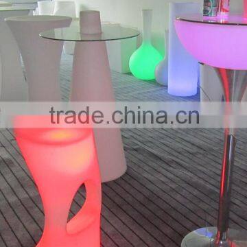 New PE Plastic Bar Stool With LED Light & Remote Control YXF-3884 photo-4