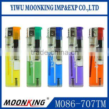 Color Gas Cheap Price Refillable Cigarette Plastic Lighter With Color Gas