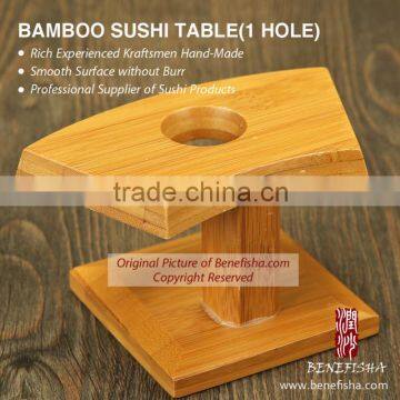 Crafted Bamboo Table for Sushi with one Hole