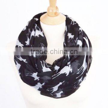 Hot Selling 2015 New Antelope Pattern Print Fashionable Lady Scarf photo-4