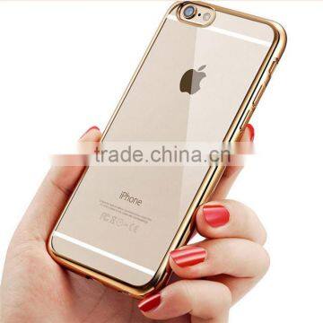 2016 New Electroplating TPU Case For Apple iphoen 6 plus/6s plus