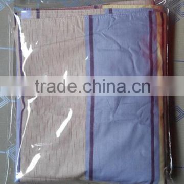 Best price clear hanging PVC plastic bag for packing bed sheet, zipper bedding packaging bag