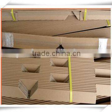 Sturdy and stable 5cm x 5cm x 100cm corrugated cardboard pallet paper corner protector