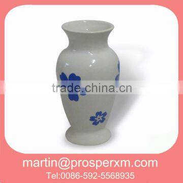 flower vase ceramic in blue wholesale