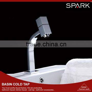 Modern waterfall sink water faucet,chrome effect bath hot or cold tap