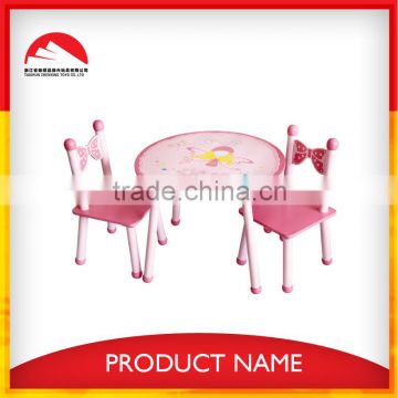 Wooden Fairy Kids dining table and chair