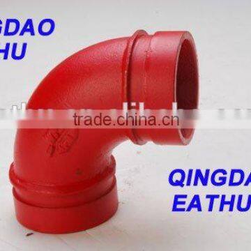 UL / FM ductile iron grooved pipe fittings