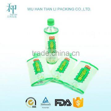 top grade colorfull custom design PVC shrink bottle label