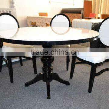 Restaurant black and white table and chair sets XYN503