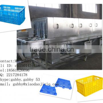 Automatic Conveyor Plastic Tray Washing Machine