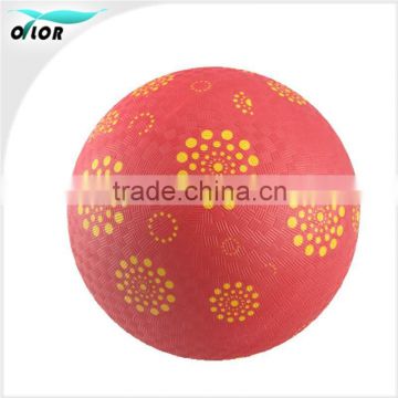 Promotional rubber toys custom mini outdoor playground balls