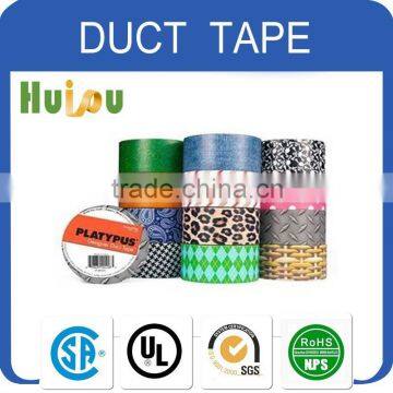 assorted colors waterproof printed duct tape