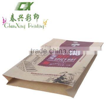 four sides seal bag for spicy beef jerky