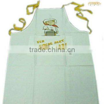 Fancy Cotton Vest Kitchen Apron with Cute Print