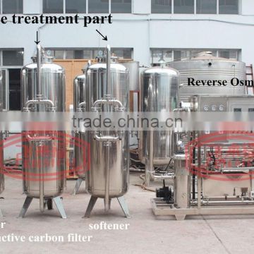 2000Liter/h Ro water purifier/purified mineral water treatment facilities