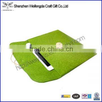 Simple design high quality felt material pouch for tablet