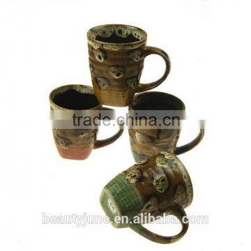 reusable custom coffee mug cups ceramic cookware set wholesale china alibaba