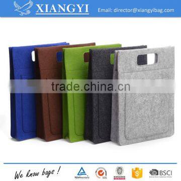 Recycle handmade felt wholesale laptop handbag document pack for business work