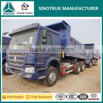 2016 hot selling Sinotruk howo dumper truck 6x4 payload 35tons