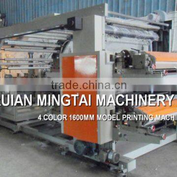 Four colors printing machine for bags