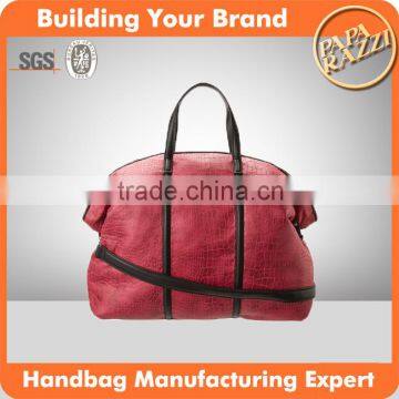 J079-2015 stylish high quality red color women handbags factory price