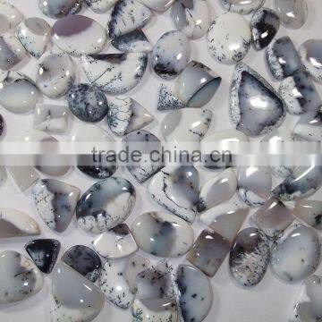 Natural Dendrite Agate stone natural semi precious stones wholesale loose cabochon gemstones authentic gemstones