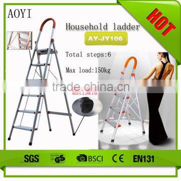 Household D type multi purpose aluminium ladder