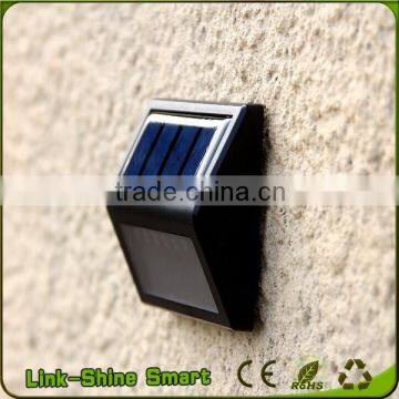 2016 New Product garden solar light decoration LED Solar Wall Light/White Yellow Green Red Colors Solar Garden