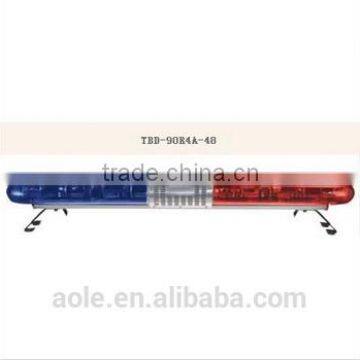 Blue/red/yellow LED light bar roof top emergency warning flash strobe light