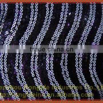 polyester emb. sequins lace