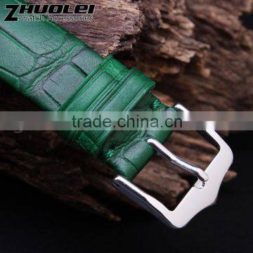 15|18mm High Quality Genuine Alligator Leather Watch Strap Wholesale 3PCS photo-4