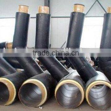 Three way polyurethane insulation pipe fitting Tee