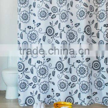 Fashion Modern design household flat printing home shower curtain