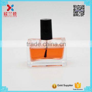 fancy and flat mini 20ml empty glass nail polish bottle