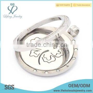 Luck Four Leaf Clover Coin Locket,coin Pendants Design photo-4