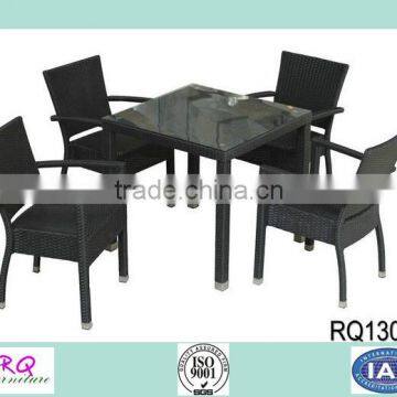 Rattan Set For Metro PE Rattan Alum Frame Table Sets