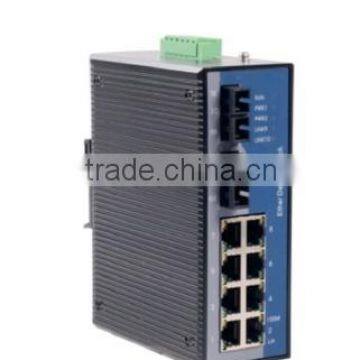 1 fiber port with 7 10/100M port Industrial Ethernet Switch