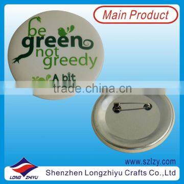 Wholesale cheap metal badge button