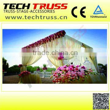 pipe and drape round for event decorative