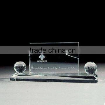 Exquisite Crystal Card Holder office decoration nice gift