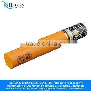 Screw Cap Metal aluminum cigar tube