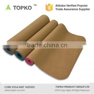 TOPKO New Generation TPE Cork Yoga Mat Natural Cork Mat photo-6