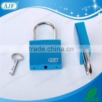 AJF New Arrival TUV Test Passed High Quality Blue Color Square Smart Love Lock With Key