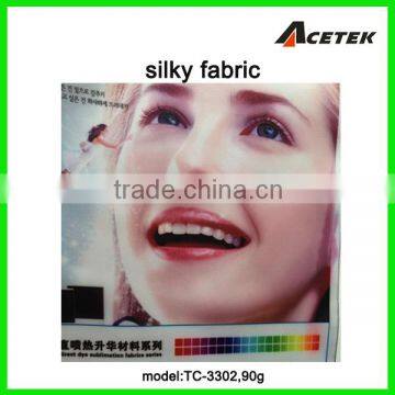 China best supplier 90g sublimation transfer printing on silk fabric