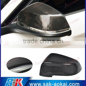 Car Carbon Mirror Cover for F30, Stick Mirror Cover