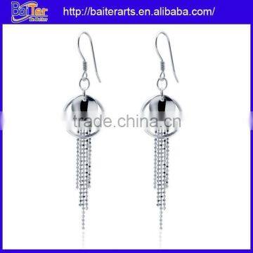 2015 Women's 925 Sterling Silver Fashion Earring Designs New Model Earrings