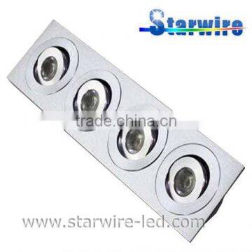 4 x 3W/1W Rectangle downlight